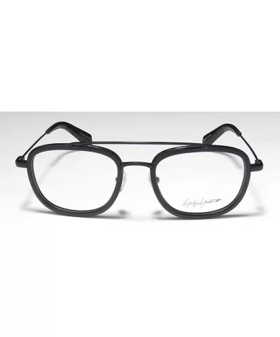 Yy1026 Mens/Womens Designer Full-rim Eyeglasses/Eyeglass Frame - Black - CZ198D48TYX $37.32 Aviator