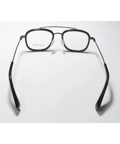 Yy1026 Mens/Womens Designer Full-rim Eyeglasses/Eyeglass Frame - Black - CZ198D48TYX $37.32 Aviator