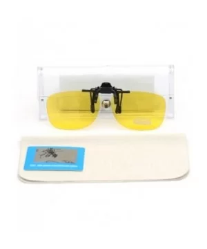 Spectacle Frame Polarized Sunglasses Clips Driving Night Vision Glasses Clips Can Flip for Prescription Glasses - CH18NX5XIRU...