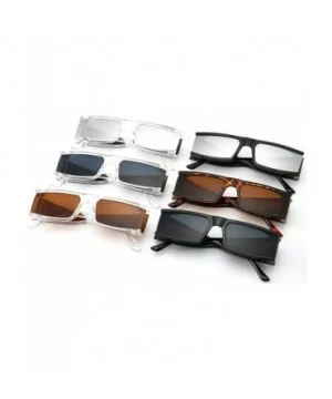 Sunglasses One piece glasses Fashion Ultralight - Transparent Grey - C918YI5QW5W $8.78 Square