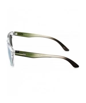 Polarized Sunglasses for Women Men - LP10604 - Crystal Green / Green Mirror Lens - CY18IL4CT7X $14.34 Wayfarer