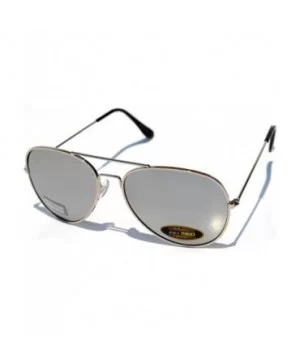 Aviator Sunglasses (Silver mirror) - CD11HQ357VN $6.21 Aviator