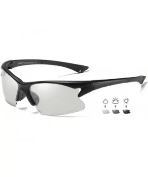 Sports Style Polarized Night Vision Sunglasses Retro Driving Sunglasses - C6. Gray Frame Red Lens - CQ18WR7ARC0 $8.38 Sport