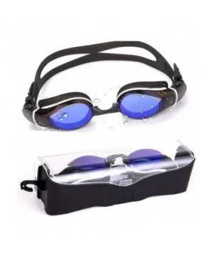 Swim Goggles Anti-Fog UV Protection Adjustable Strap Swim Glasses Adult - Blue - C218SSI3MRR $9.44 Goggle