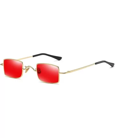 New Retro Classic Small Square Sunglasses Men Sun Glasses Women Vintage Metal Frame Lens Eyewear UV400 - 8 - C6198ZYW0RT $39....