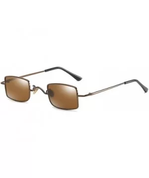 New Retro Classic Small Square Sunglasses Men Sun Glasses Women Vintage Metal Frame Lens Eyewear UV400 - 8 - C6198ZYW0RT $39....