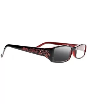 Women Diamonds Flowers Transition Photochromic Reading Glasses UV400 Sunglasses - Red - CC18DW0WNXY $12.16 Rectangular