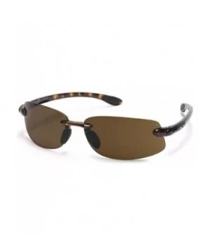 Optics Excursion Polarized Sunglasses (Tortoise Frame - Brown Polarized Lens) - CW1127QQ1UP $50.74 Rimless