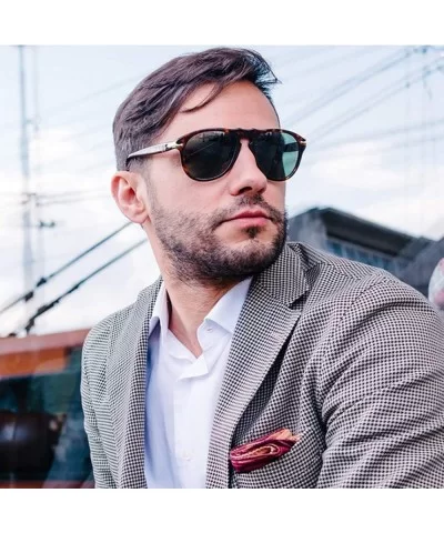 Retro oval Classic sunglasses for men and women 007 sunglasses oversized UV400 prection - 2 - CZ194CHNACH $9.67 Oversized