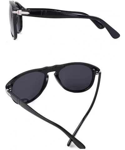 Retro oval Classic sunglasses for men and women 007 sunglasses oversized UV400 prection - 2 - CZ194CHNACH $9.67 Oversized