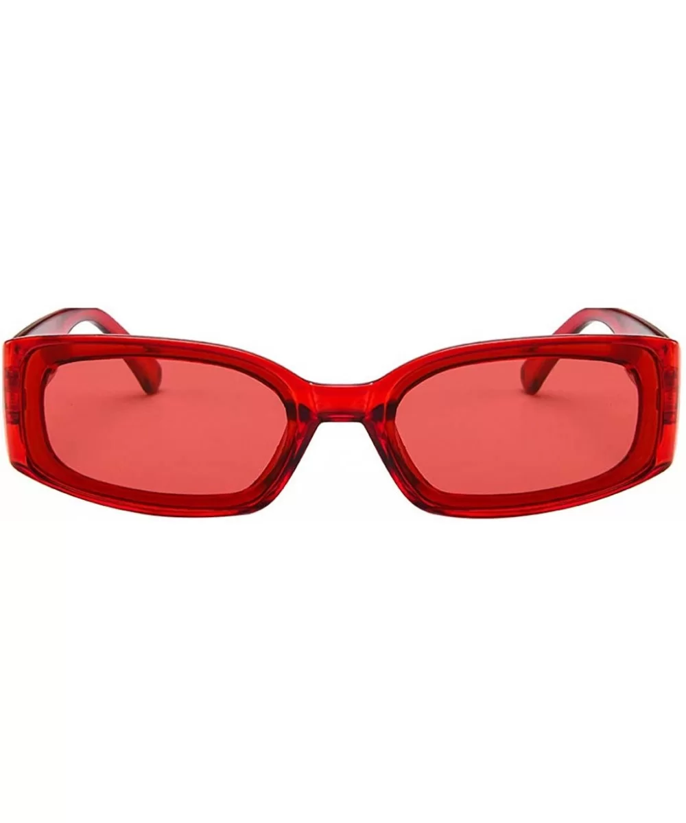 Lightweight Fashion Sunglasses Mirrored Polarized Lens Polarized Sunglasses for Men and Women Sun glasses - Red - CL1907687CY...