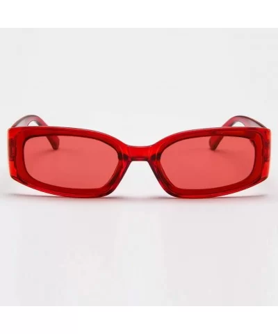 Lightweight Fashion Sunglasses Mirrored Polarized Lens Polarized Sunglasses for Men and Women Sun glasses - Red - CL1907687CY...