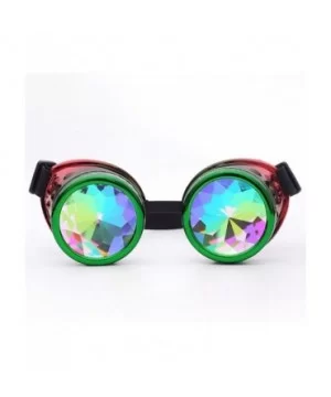 Fashion Creative Hippie Colorful Glasses Rave Festival Party EDM Sunglasses Diffracted Lens - Multicolor B - CP18RH3NKOE $11....