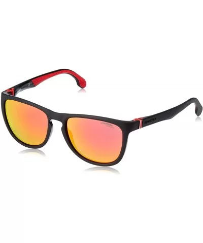 5050/S Sunglasses CA5050S-0BLX-UZ-5618 - Bkrt Crystal Red Frame- Red Mirror Lenses- Lens - CA18QO6L75O $27.88 Sport