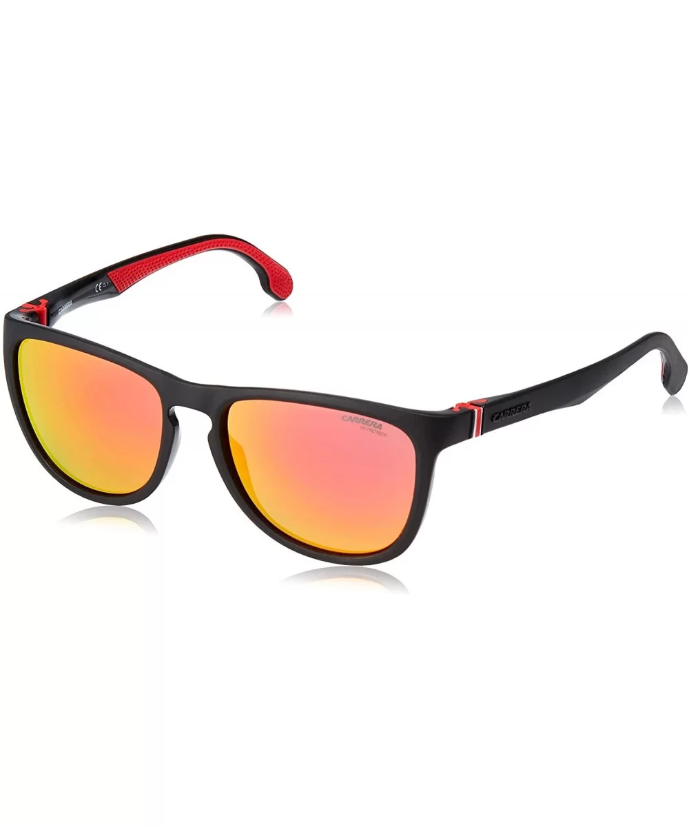 5050/S Sunglasses CA5050S-0BLX-UZ-5618 - Bkrt Crystal Red Frame- Red Mirror Lenses- Lens - CA18QO6L75O $27.88 Sport