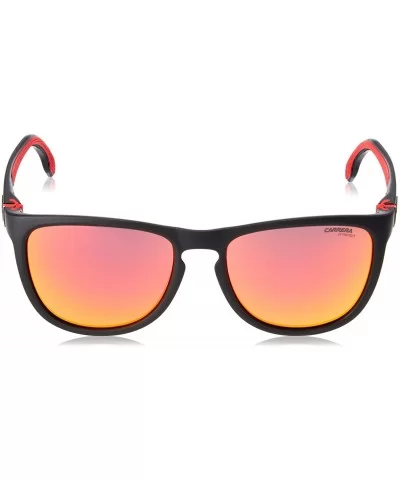 5050/S Sunglasses CA5050S-0BLX-UZ-5618 - Bkrt Crystal Red Frame- Red Mirror Lenses- Lens - CA18QO6L75O $27.88 Sport