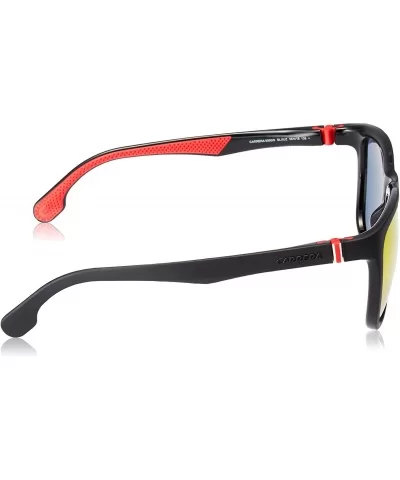 5050/S Sunglasses CA5050S-0BLX-UZ-5618 - Bkrt Crystal Red Frame- Red Mirror Lenses- Lens - CA18QO6L75O $27.88 Sport