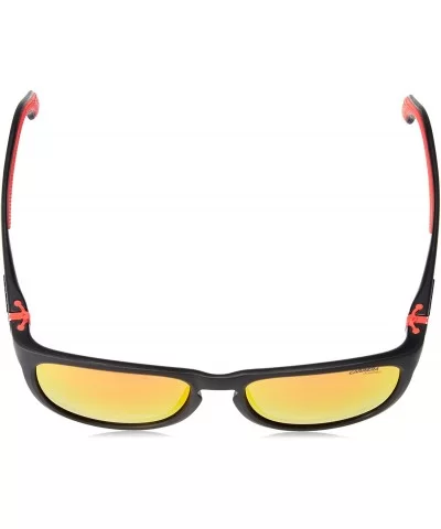 5050/S Sunglasses CA5050S-0BLX-UZ-5618 - Bkrt Crystal Red Frame- Red Mirror Lenses- Lens - CA18QO6L75O $27.88 Sport