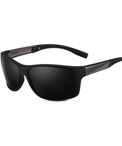 Classic Polarized Sunglasses Men Driving Glasses - C02 Matteblack - CV18HMK3WR9 $15.03 Goggle