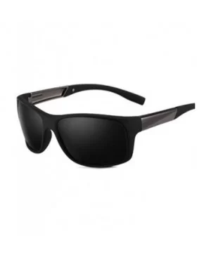 Classic Polarized Sunglasses Men Driving Glasses - C02 Matteblack - CV18HMK3WR9 $15.03 Goggle