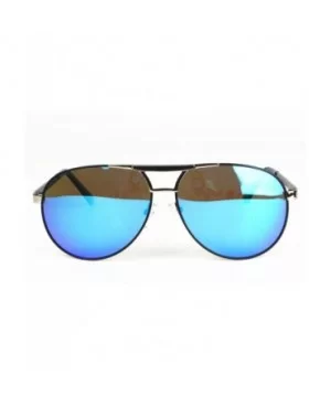 Style Classic Aviator Sunglasses Polarized 100% UV protection - Silver Blue - CY182KZA0XY $10.76 Aviator