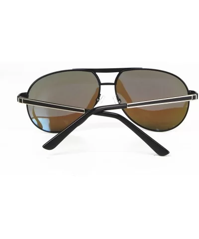 Style Classic Aviator Sunglasses Polarized 100% UV protection - Silver Blue - CY182KZA0XY $10.76 Aviator