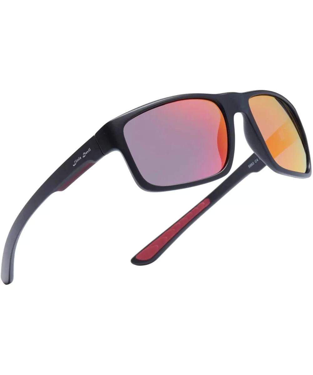 Men's Classic Polarized Sunglasses Driving Vintage UV400 Sun Glasses for Men Women - CA18U2H6RIQ $9.91 Square