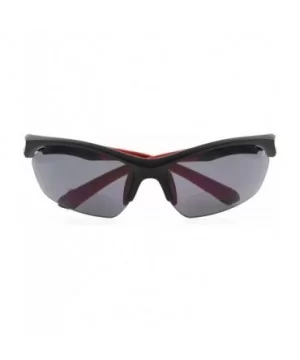 Retro Mens Womens Sports Half-Rimless Bifocal Sunglasses - Black Frame/Red Arm - C3189AI37K8 $17.01 Sport