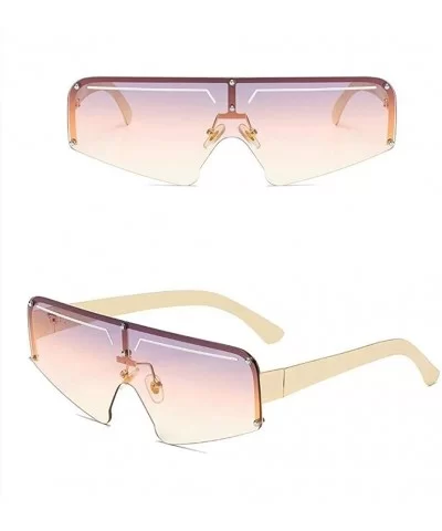 Design Fashion Rimless Sunglasses Women Men Metal Square Luxury Sun Glasses UV400 Sunglass Shades glasses - CN198G6E47O $15.3...