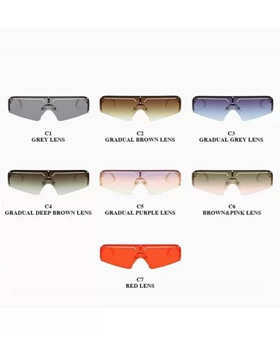 Design Fashion Rimless Sunglasses Women Men Metal Square Luxury Sun Glasses UV400 Sunglass Shades glasses - CN198G6E47O $15.3...