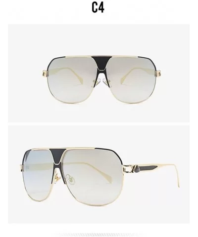 Driving men sunglasses fashion sports sunglasses - Gold C4 - CC1905L88L0 $14.73 Square