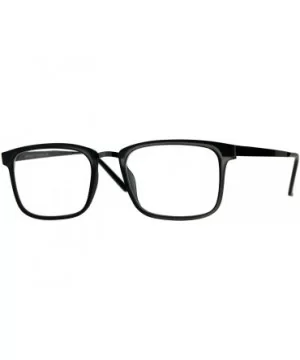 Reading Glasses Unisex Magnified Eyeglasses Rectangular Fashion Frame - Grey Gunmetal - CA18E7YKO9O $7.80 Rectangular