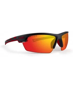 LINK Sport Motorcycle Riding Red/Black Sunglasses - Red-black - CW18M7QXGGA $11.94 Wrap