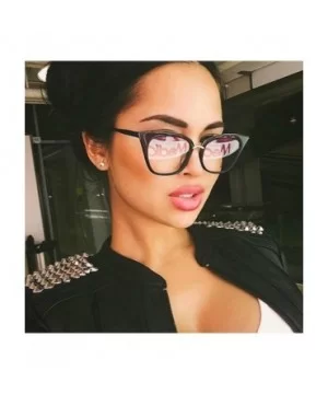 Fashion Vintage Cat Eye Sunglasses-Retro Eyewear Ladies Man - E - CF18Q3OWHO2 $7.56 Rectangular