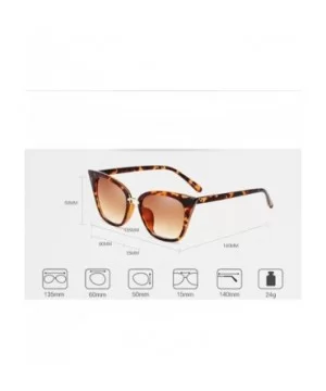 Fashion Vintage Cat Eye Sunglasses-Retro Eyewear Ladies Man - E - CF18Q3OWHO2 $7.56 Rectangular