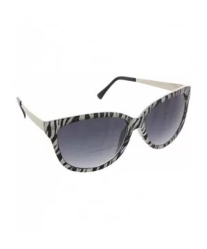 Bifocal Sunglasses Oversize - Designer Inspired Sun Readers UV400 Cateye Fashion - Zebra - CG187K2HK22 $8.43 Oversized