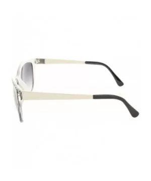 Bifocal Sunglasses Oversize - Designer Inspired Sun Readers UV400 Cateye Fashion - Zebra - CG187K2HK22 $8.43 Oversized