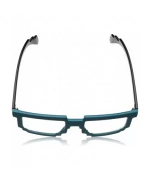 8 Bit Pixel Shield Sunglasses - Blue - CJ11K08U0TF $16.88 Shield