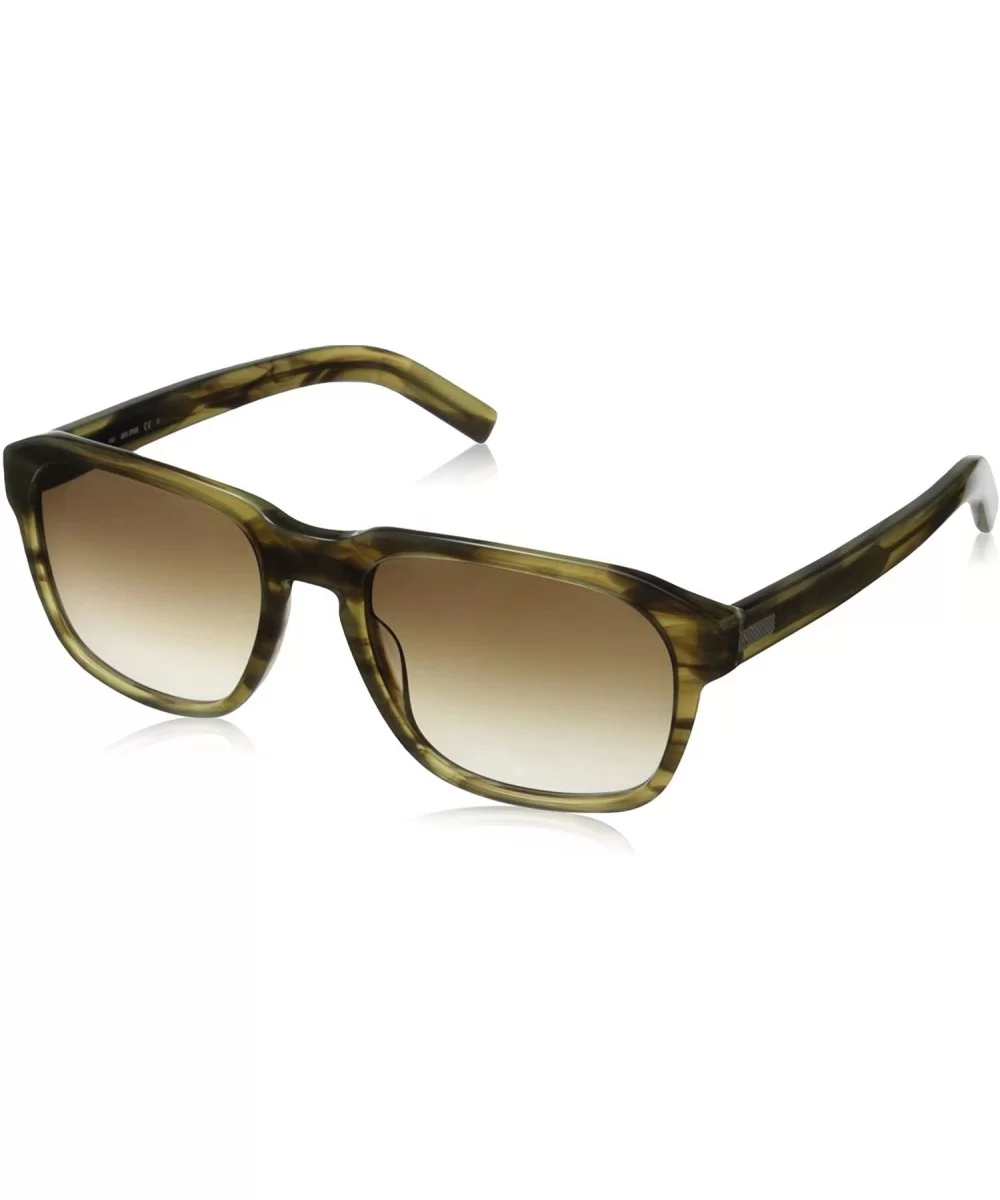 Men's Waters Rectangular Sunglasses - Striated Olive & Brown Gradient - CC12D0WXUVH $25.76 Rectangular