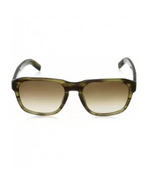 Men's Waters Rectangular Sunglasses - Striated Olive & Brown Gradient - CC12D0WXUVH $25.76 Rectangular