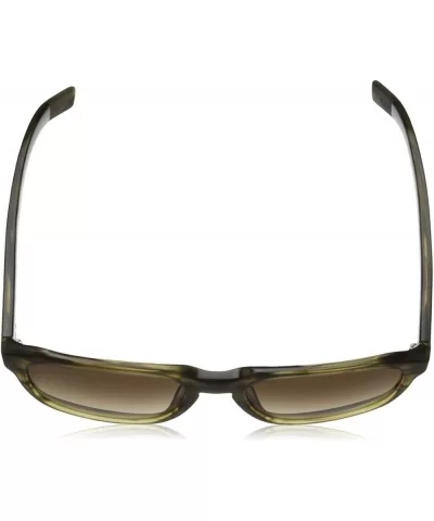 Men's Waters Rectangular Sunglasses - Striated Olive & Brown Gradient - CC12D0WXUVH $25.76 Rectangular