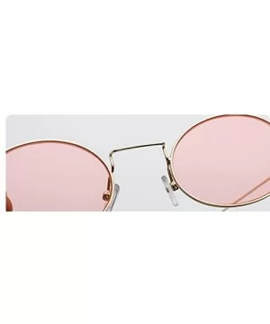 2018 Fashion Classic Oval Sunglasses For Womens/Mens HD Lens Eyewear UV400 - Red - CX188YU3KHQ $7.89 Oval