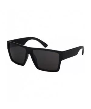 Plastic Rectangular Vintage Square Frame Sunglasses for Men Women 570111 - CB18HA7HT9S $6.16 Rectangular