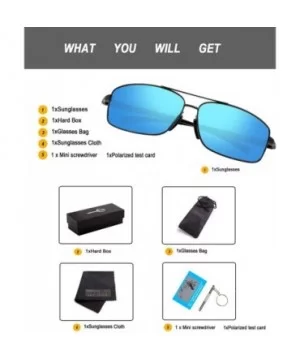 Sport Polarized Sunglasses For Men-Ultralight Rectangular Sunglasses Driving Fishing 100% UV Protection WP9006 - CN18IR7XOAU ...