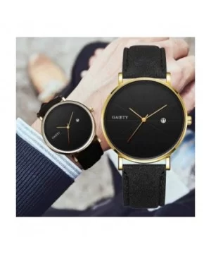 Men's Watches-Men's Fashion Slim Minimalist Watch Analogue Quartz Watches with PU Leather Strap - F - CQ18T9W7K3M $6.67 Sport