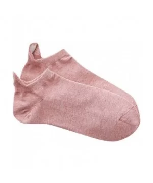 Women Fashion Cotton Socks Casual Irregular Heart Cotton Socks Sport Short Cute Gift Sock - Pink - CS18YLASD0I $4.31 Sport