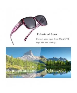 Oversized Sunglasses Over Prescription Glasses Fit Over Sunglasses Polarized with Square Frame for Men and Women - CE18QCCGZL...