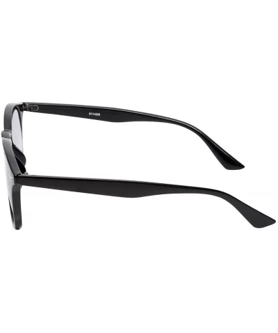 Designer Oval Reading Sunglasses 8114SR with Gradient Lenses - Black - CS18XKN97TR $9.57 Oval