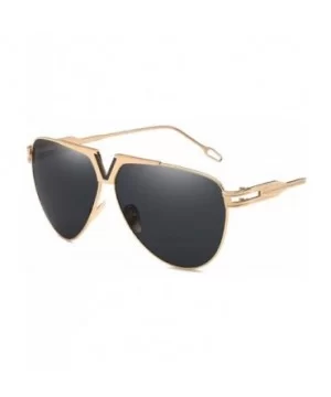 Metal Men's Sunglasses Street Photo Toad Mirror Sunglasses - A - CS18Q7C8SKU $25.53 Aviator