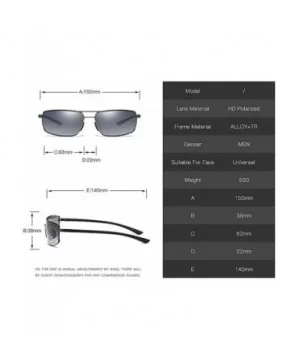 Ultra Lightweight Sunglasses for Men - Polarized UV 400 Protection - Brownlens - CZ18TGGW9AQ $47.17 Rimless